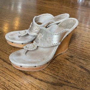 Jack Rodgers wedge heel sandal